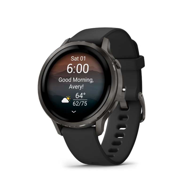 Garmin VENU 4 - 45mm, Black/ Slate + Black 2