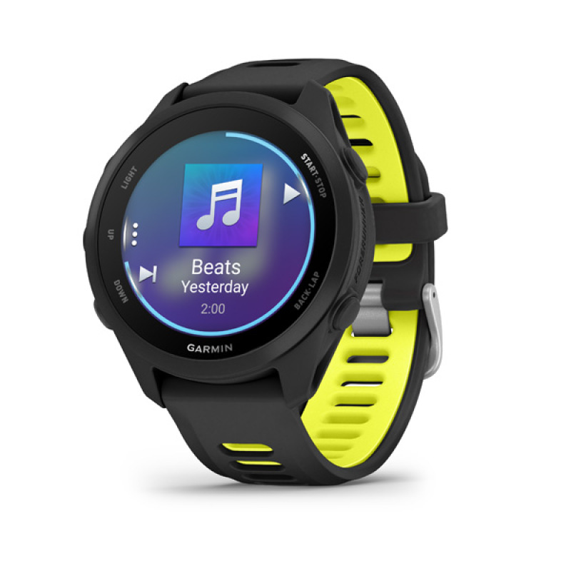Garmin Forerunner 170 Music, Black/Amp Yellow 1