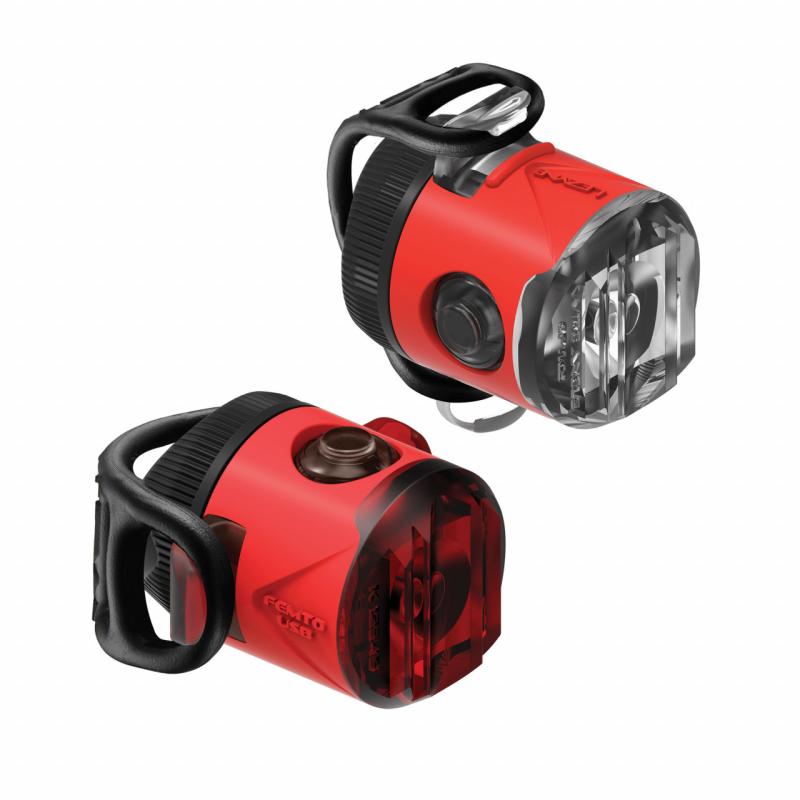 LEZYNE Set svetiel LED FEMTO USB DRIVE - predné + zadné 4