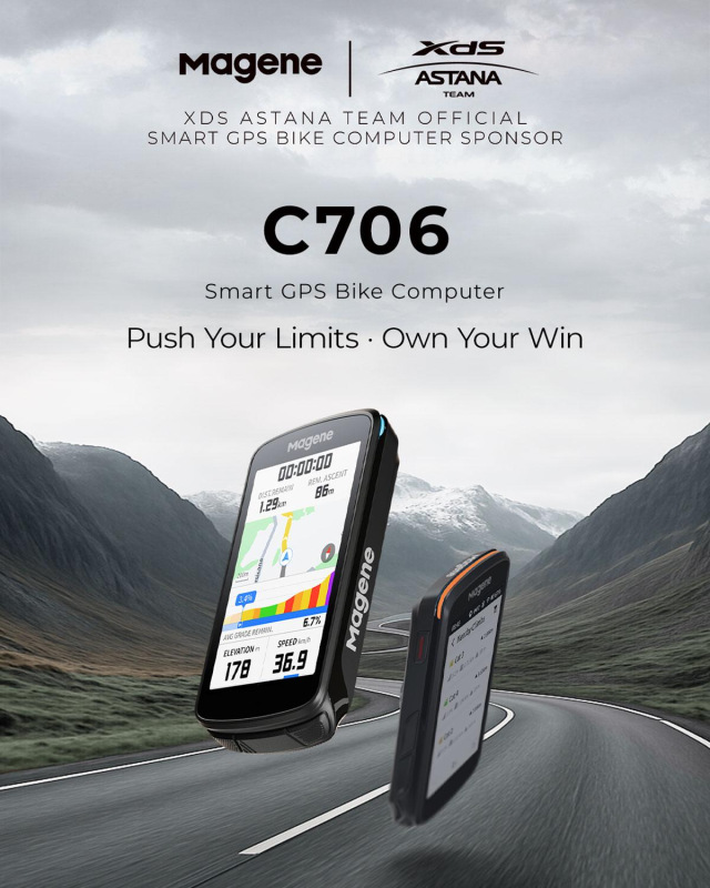 Cyklopočítač MAGENE SMART GPS C706 dotykový USB 16