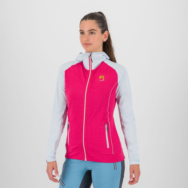 Karpos AMBRIZZOLA FULL-ZIP dámska mikina s kapucňou innuendo/skywriting 4