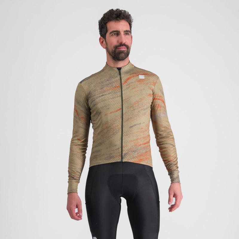 SPORTFUL CLIFF SUPERGIARA THERMAL dres olive green mud cayenna red