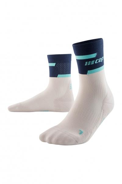 CEP Bežecké vysoké ponožky 4.0 blue/off white
