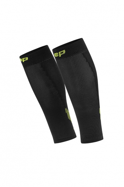 CEP lýtkové návleky 5.0 black/lime