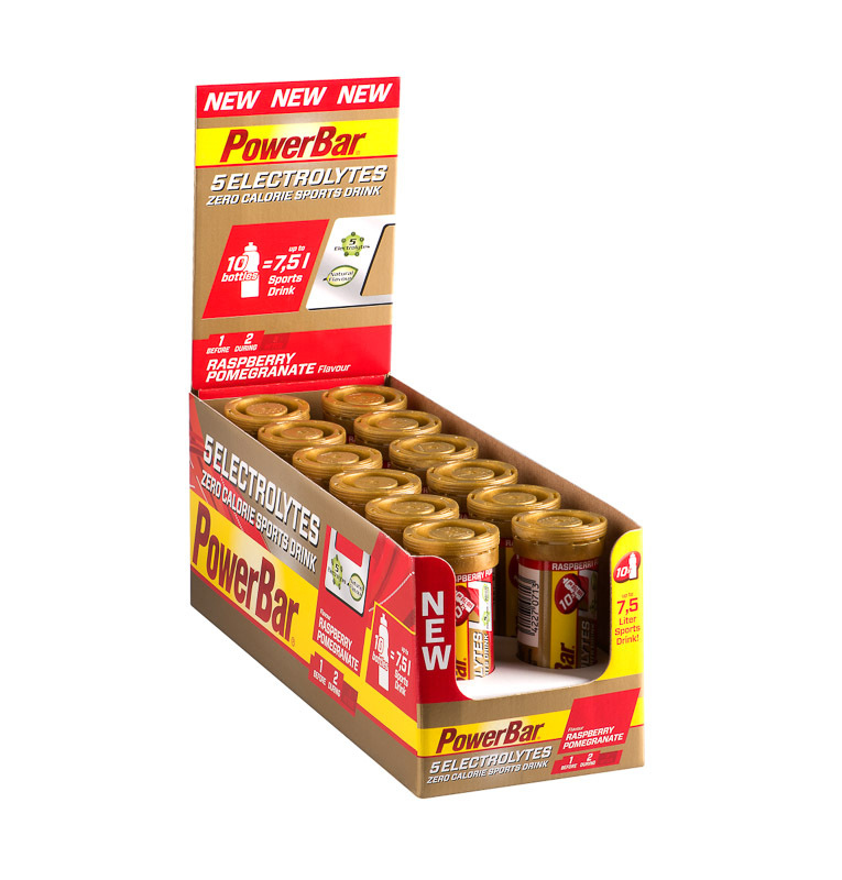 PowerBar 5 Elektrolytov 10 tabliet - Malina/Granátové jablko 1