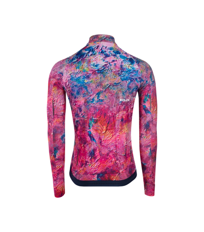 Pánský cyklistický dres dlhý rukáv TEMPS | FEARLESSLY Z6 Violet 1