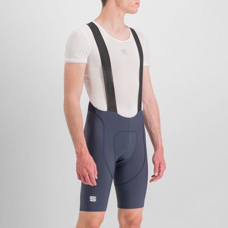 SPORTFUL Bodyfit Classic Kraťasy s trakmi modré