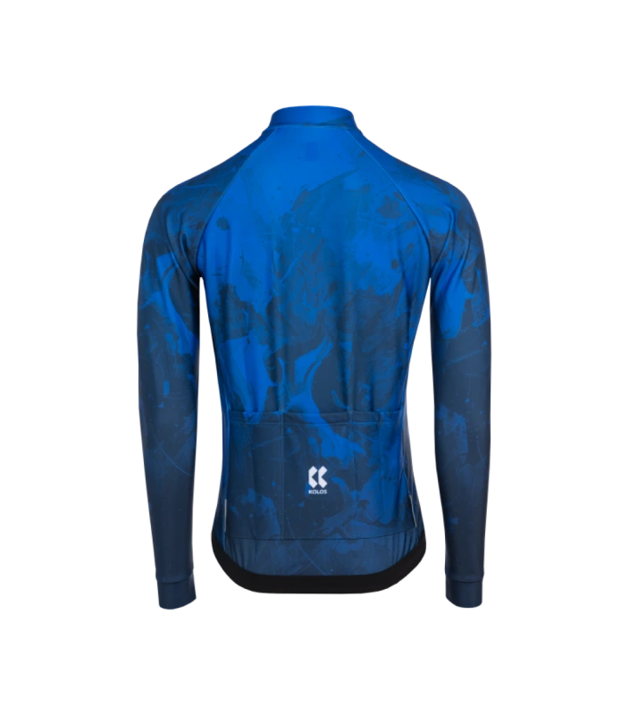 Cyklistický dres KALAS MOTION Z6 dlhý rukáv Ocean Blue 1