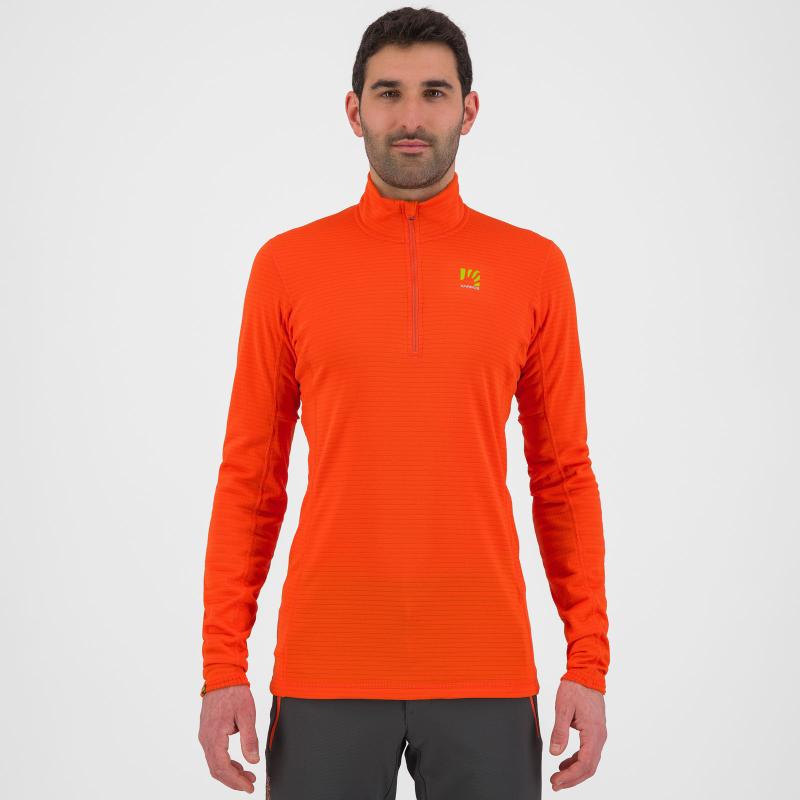 Karpos CRODA LIGHT HALF ZIP flíska Spicy Orange