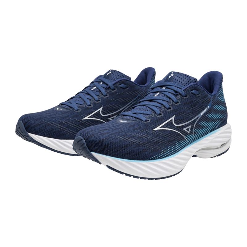 MIZUNO WAVE RIDER 28 / Estate Blue/White/River Blue