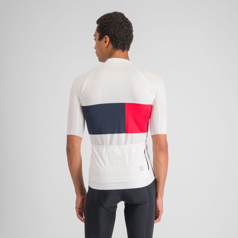 Sportful SNAP dres white galaxy blue red