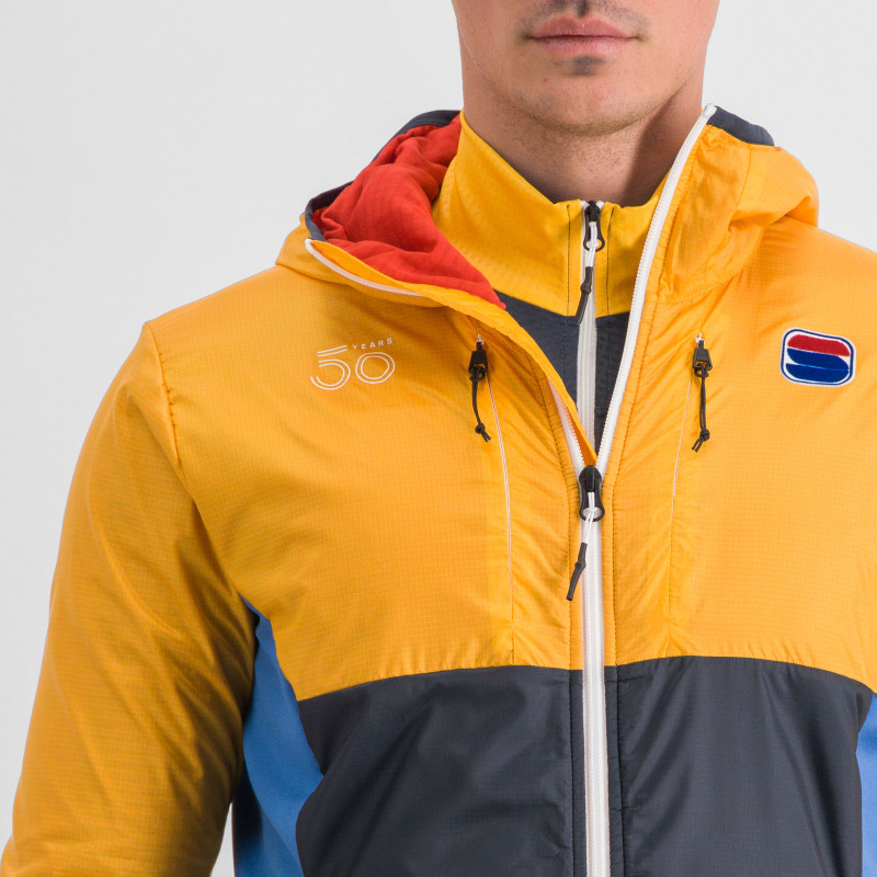 Sportful ANIMA CARDIO TECH WIND bunda blue denim/yellow 4