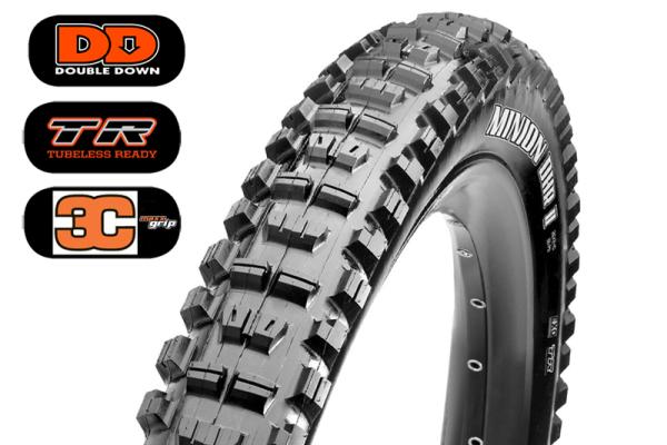 MAXXIS Minion DHR II 29 x 2.40 WT kevlar DD TR 120 TPI 3C Maxx Grip