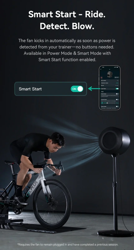 CYCPLUS F1 elektronicky riadený ventilátor 3