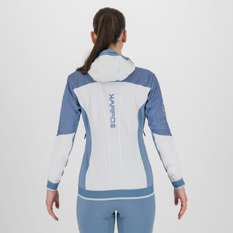Karpos Alagna Plus Evo Dámska Bunda Bright White/Spring Lake 3