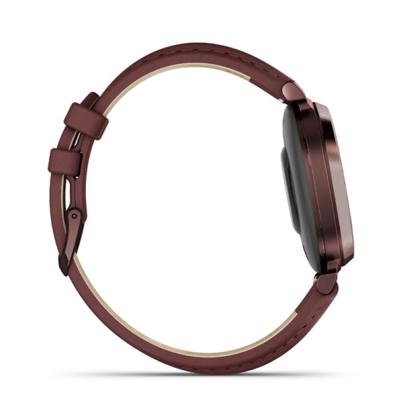 Garmin LILY 2 Classic, DarkBronze/Mulberry, Leather