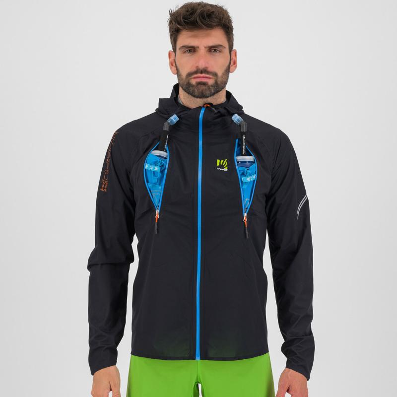 Karpos Lavaredo Rain Bunda čierna/modrá 7