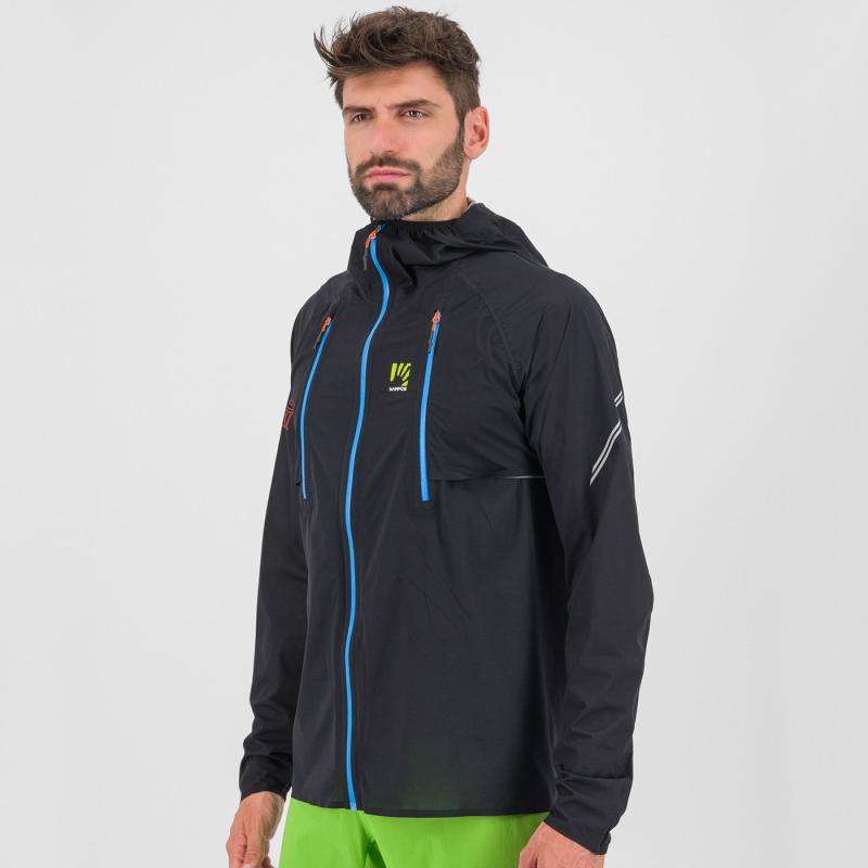 Karpos Lavaredo Rain Bunda čierna/modrá 6