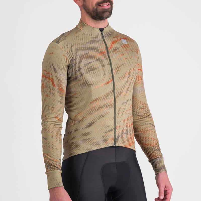 SPORTFUL CLIFF SUPERGIARA THERMAL dres olive green mud cayenna red