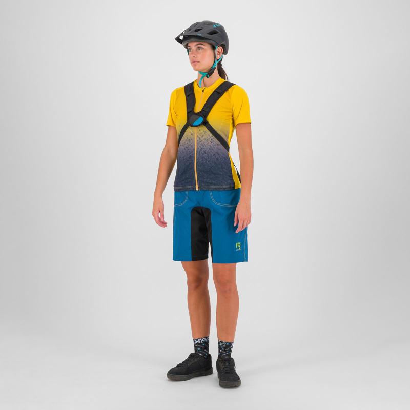 KARPOS VERVE EVO dámsky dres Lemon Curry/Ombre Blue