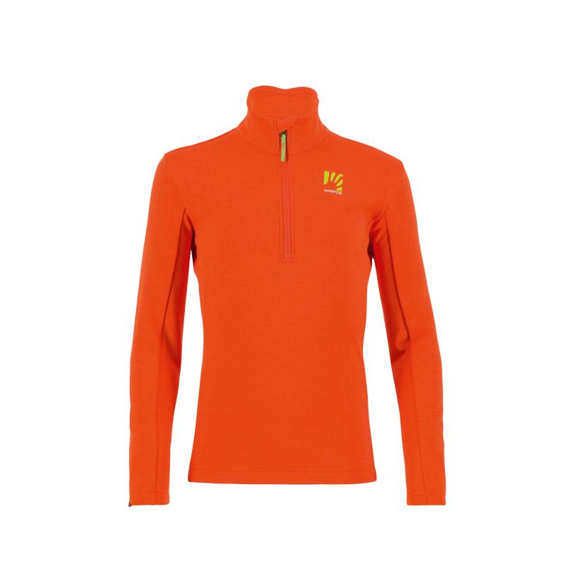 Karpos PIZZOCCO KID HALF-ZIP flíska Spicy Orange