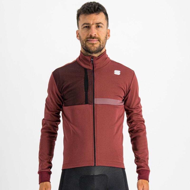 SPORTFUL GIARA SOFTSHELL bunda tmavočervená