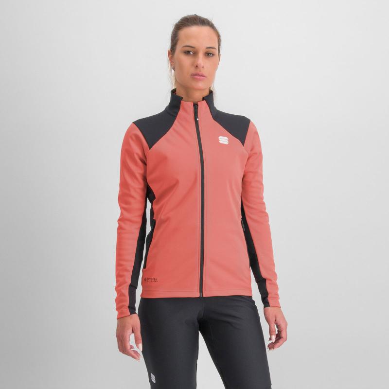 Sportful SQUADRA dámska bunda dusty red/huckleberry