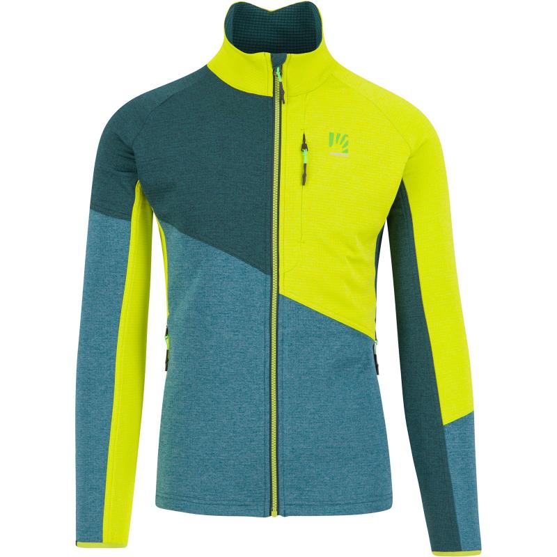 Karpos FEDERA FULL-ZIP flíska Balsam/Forest/Kiwi Colada