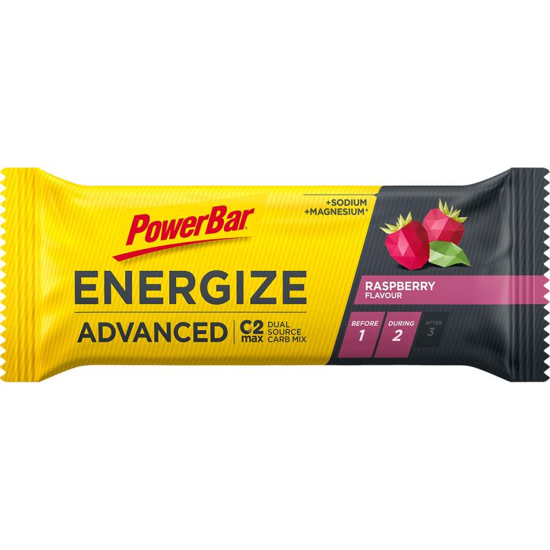 PowerBar Energize Advanced tyčinka 55g Maliny