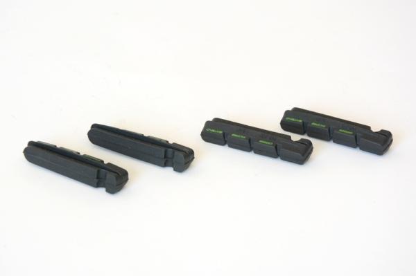 EXTEND brzdové gumičky RACEPRO EBS-PRO carbon 01V, green, cartridge