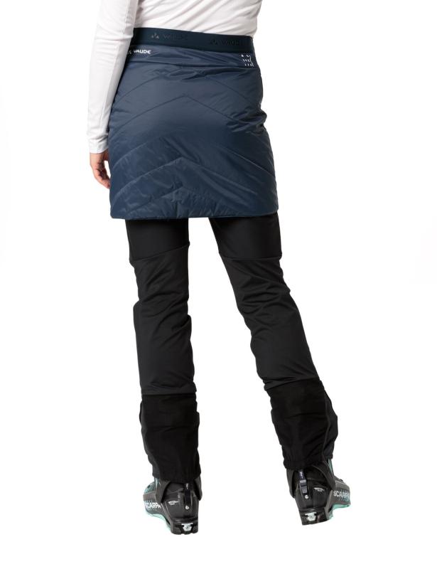 Vaude zateplená sukňa Sesvenna Reversible II, dámska, dark sea/blue 3