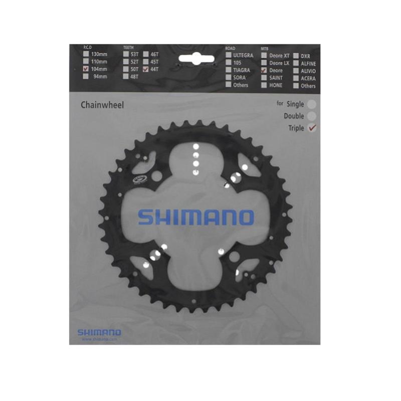 SHIMANO prevodník 44z. M530/M591 čierny 104mm