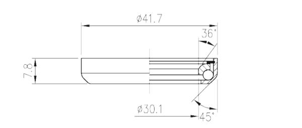 FSA ložisko TH-800 (MR075) 1-1/8"