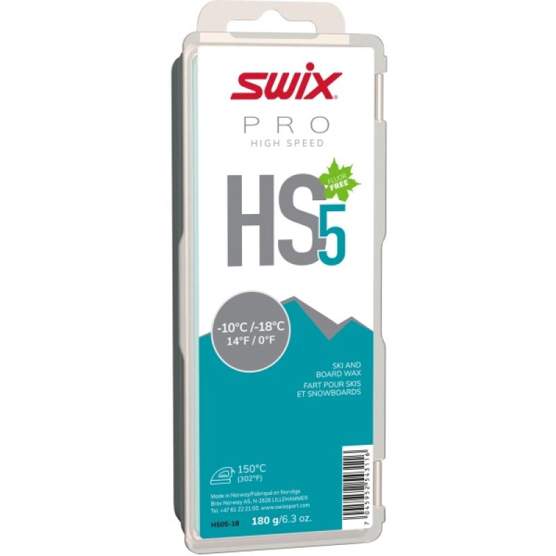 SWIX sklzový vosk High speed HS 5 180g