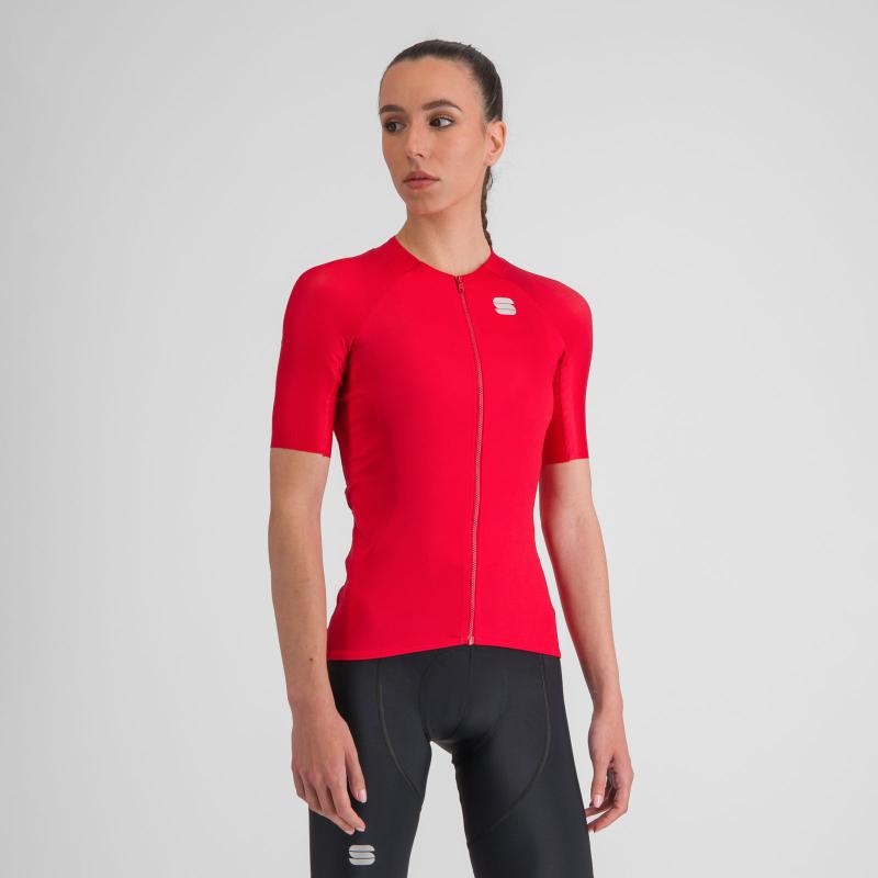 Sportful MATCHY dámsky dres s krátkym rukávom tango red