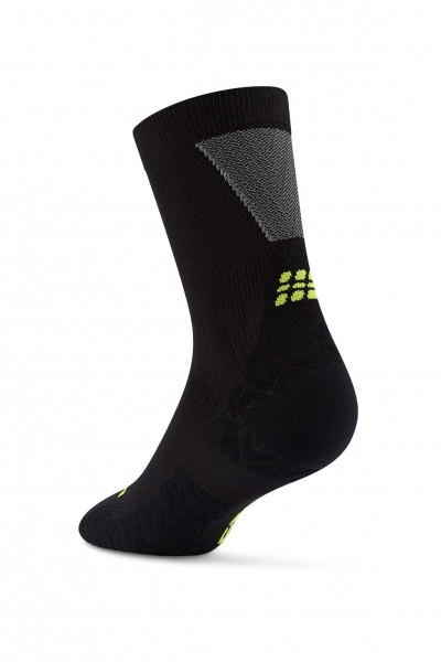 CEP Bežecké vysoké ponožky ULTRALIGHT 4.0 čierna/sivá 1