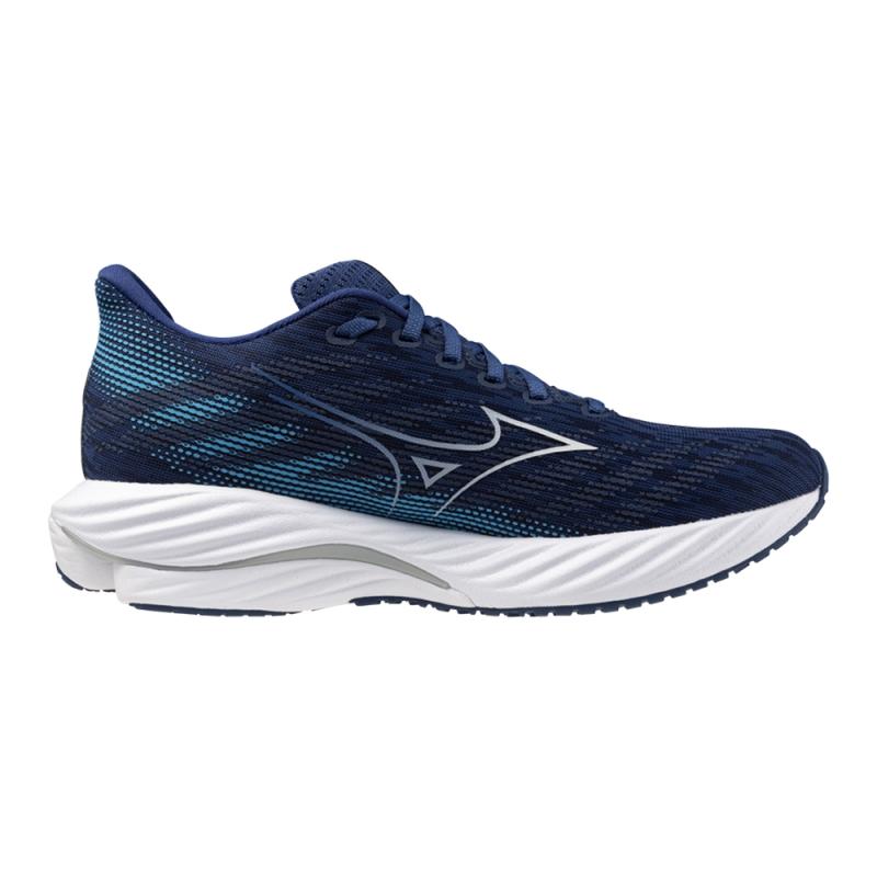 MIZUNO WAVE RIDER 28 / Estate Blue/White/River Blue