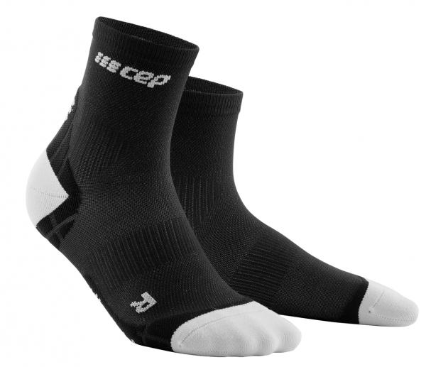 CEP krátke ponožky ultralight čierna/svetlá šedá