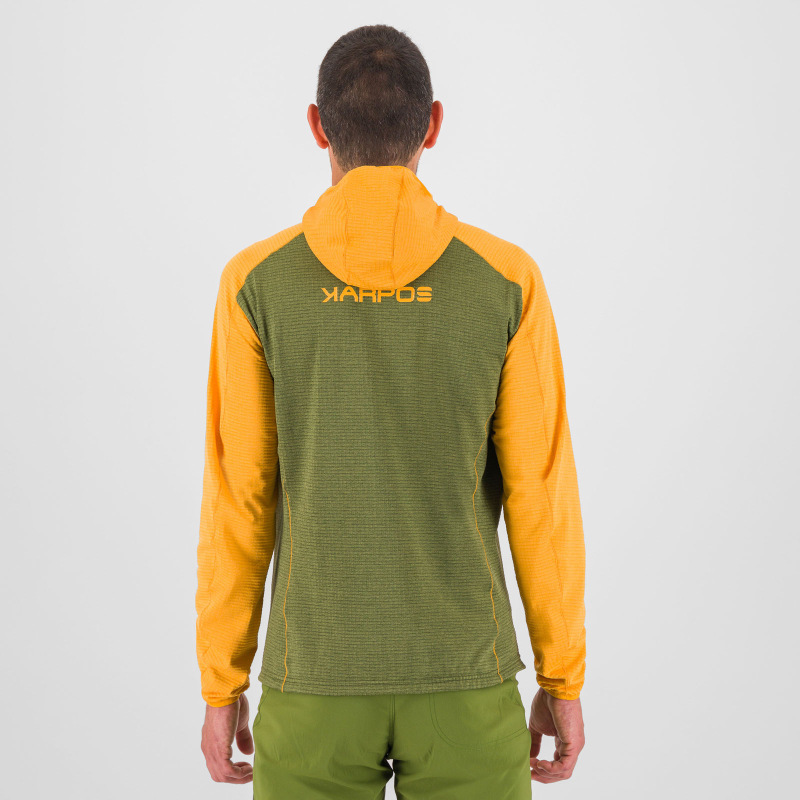 Karpos AMBRIZZOLA FULL-ZIP mikina s kapucňou cedar green/radiant 3