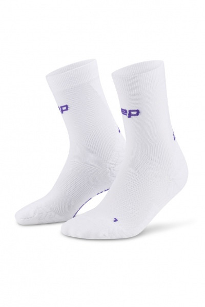CEP Bežecké vysoké ponožky ULTRALIGHT 4.0 biela