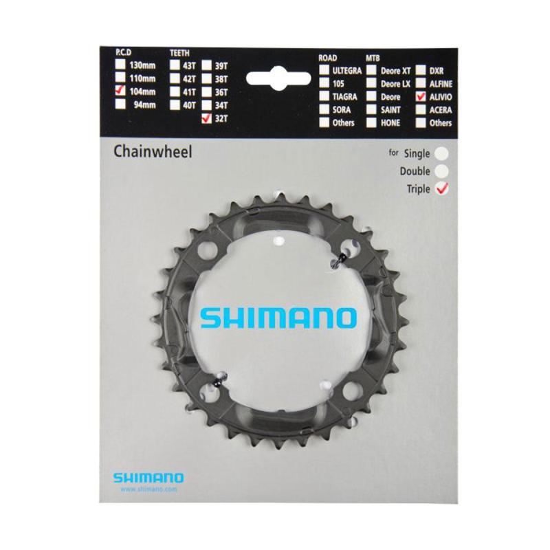 SHIMANO prevodník 32z. M430 Alivio 9-k. čierny 104mm