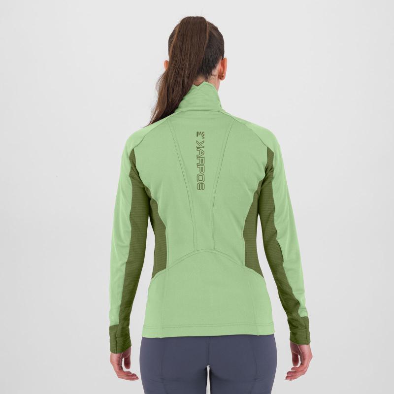 Karpos PIZZOCCO EVO FULL-ZIP dámska flíska arcadian/cedar green