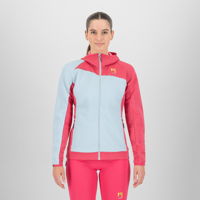 Karpos AVERAU dámska FULL-ZIP mikina s kapucňou skywriting/innuendo 2