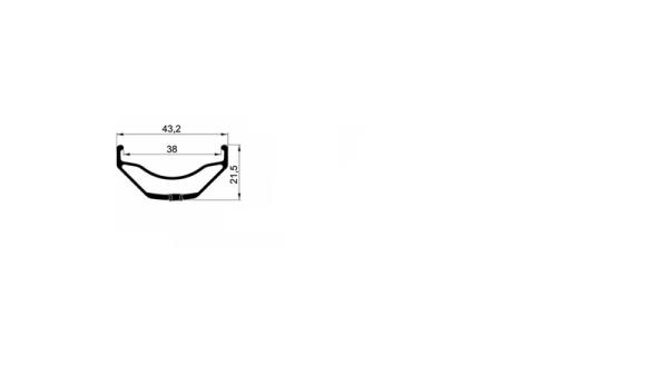 REMERX ráfik WSR 538 (26") 559x38 BA+nit 32 dier