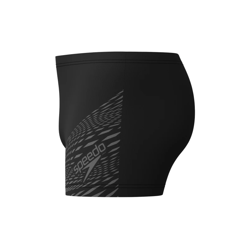 Pánske plavky Speedo Medley Logo Aquashort čierna/šedá 4
