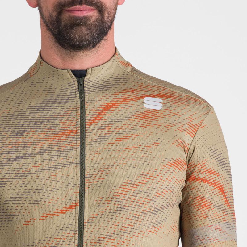 SPORTFUL CLIFF SUPERGIARA THERMAL dres olive green mud cayenna red