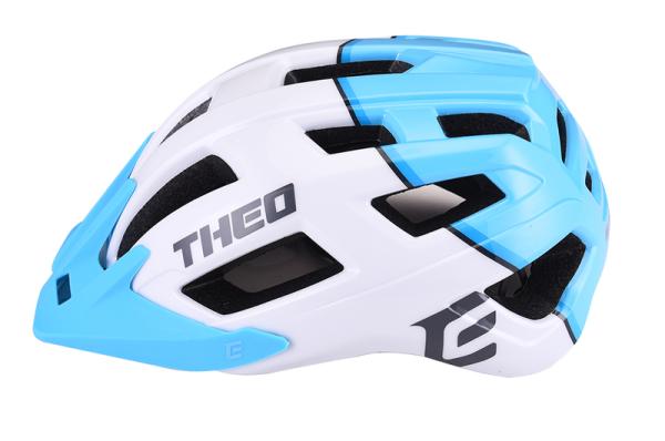 EXTEND prilba THEO white-sky blue, M/L (58-62cm) shine