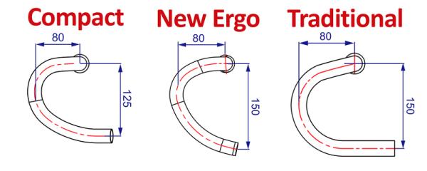 FSA riadidlá ROAD VERO Compact alloy 420mm (OEM)