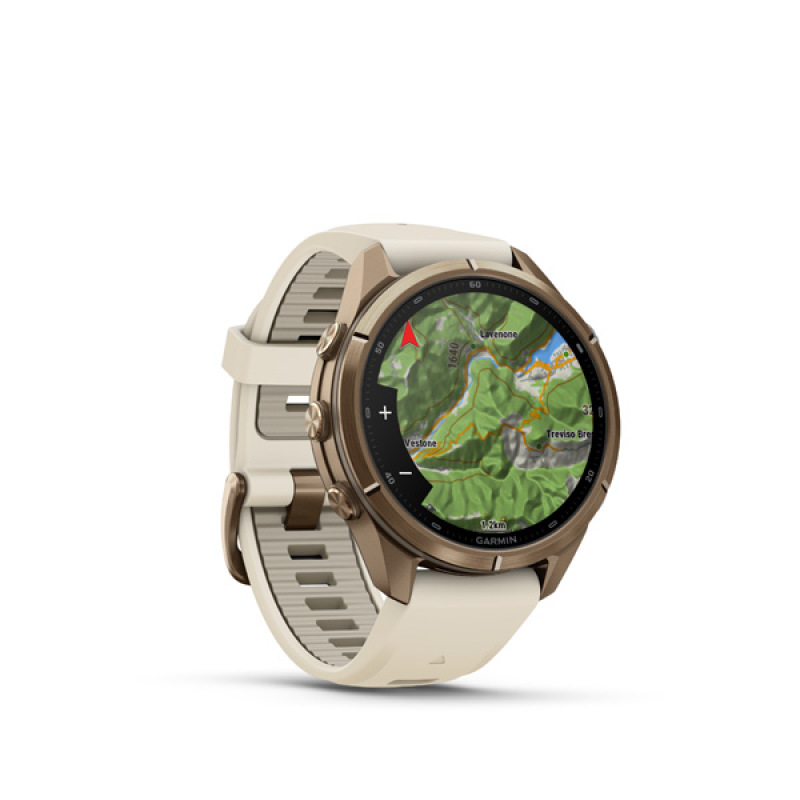 Garmin fenix 9 Pro - inReach, 43mm, AMOLED, Sapphire, Autumn Gold Titanium, Cream/French 5