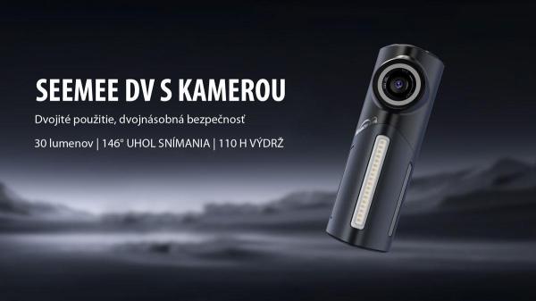 Svetlo SEEMEE DV CAMERA zadné 4f USB čierne